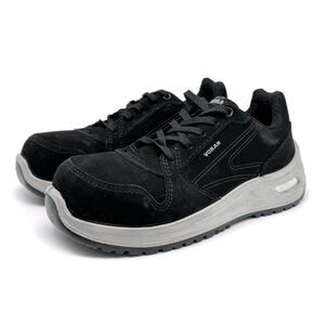 Voran Sportsafe Energy 610 N Work Sneaker Safety Toe Shoes Size 7.5 Black Suede